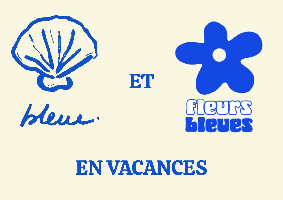 BLEUE x FLEURS BLEUES