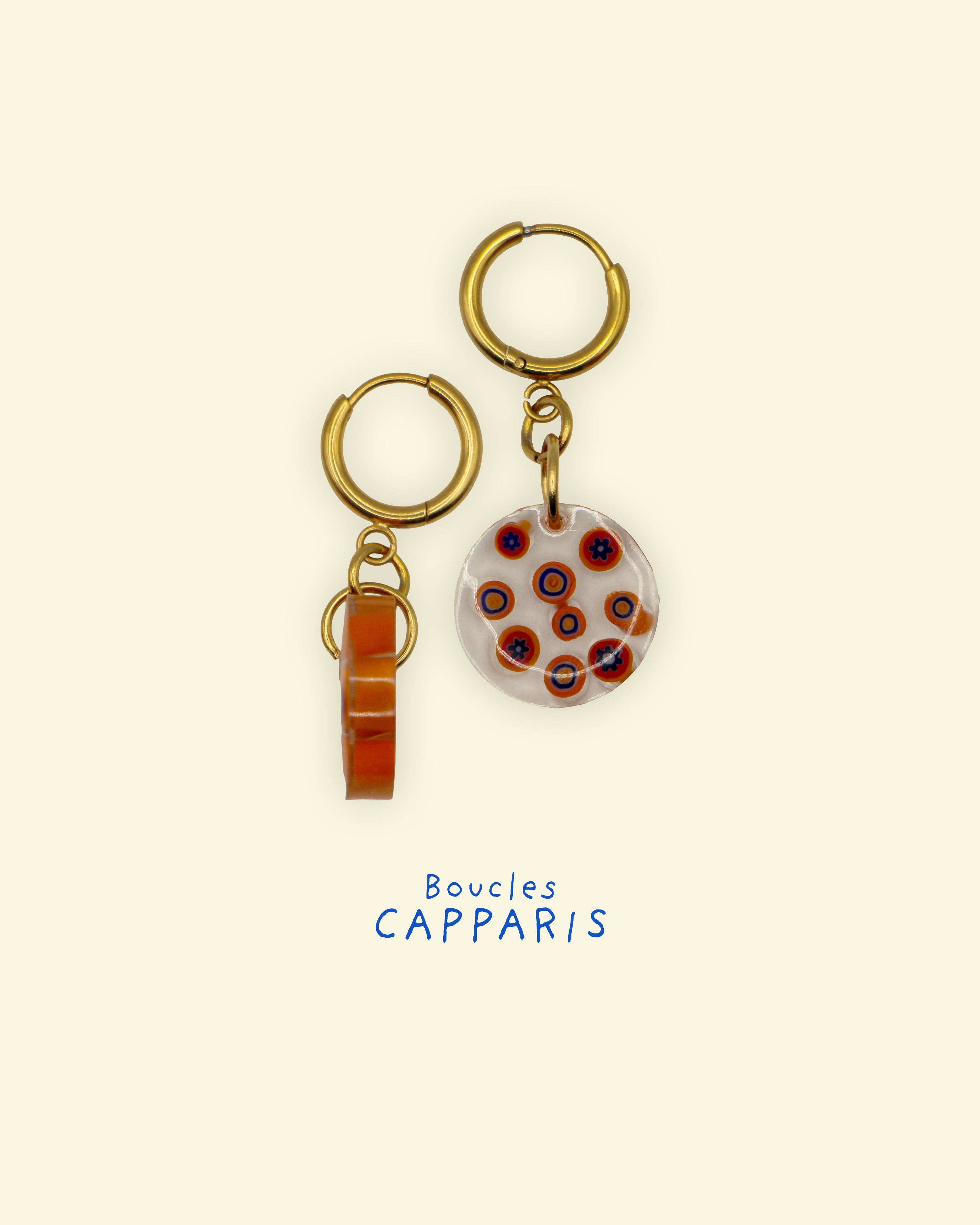 Boucles d'oreilles Capparis