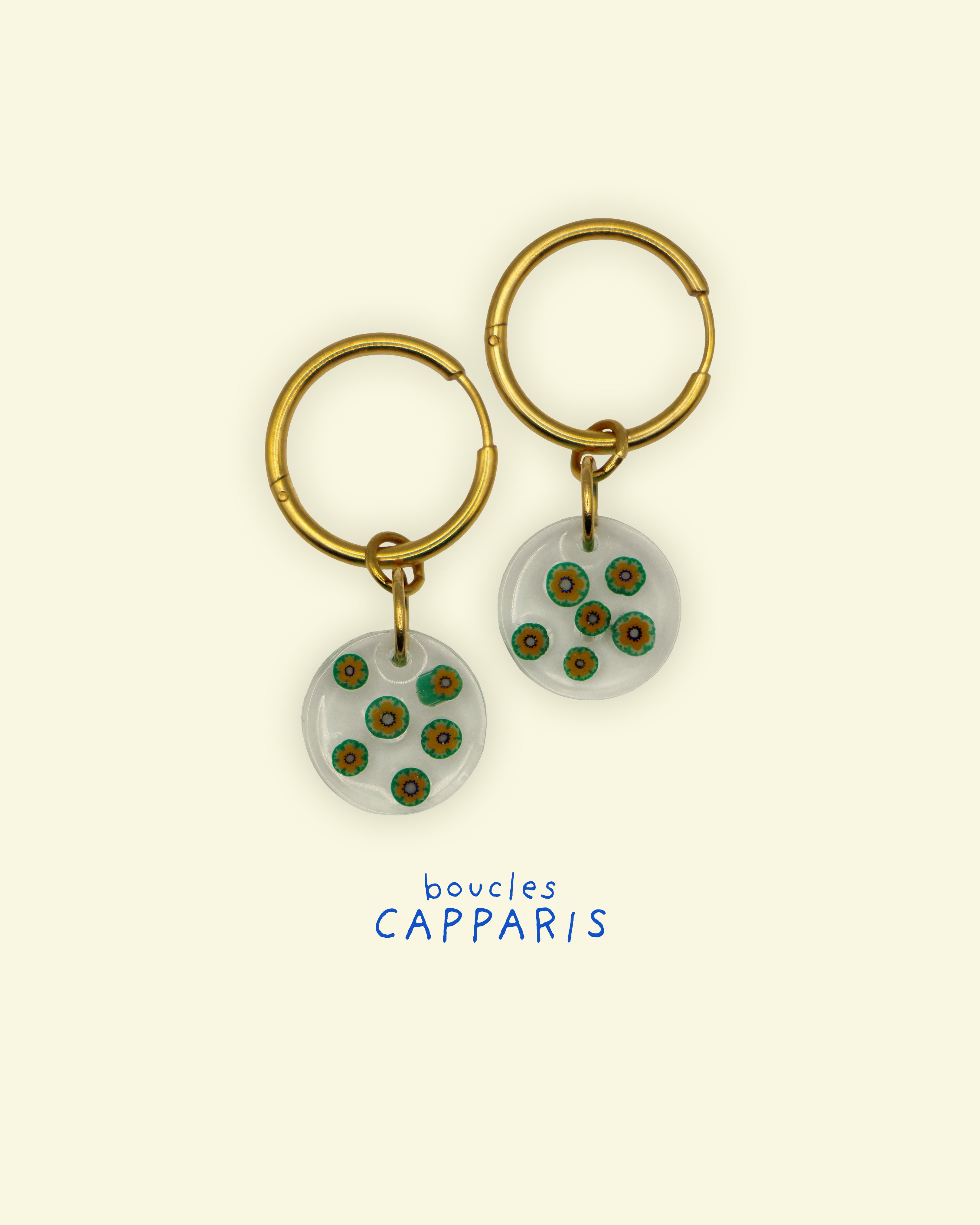Boucles d'oreilles Capparis